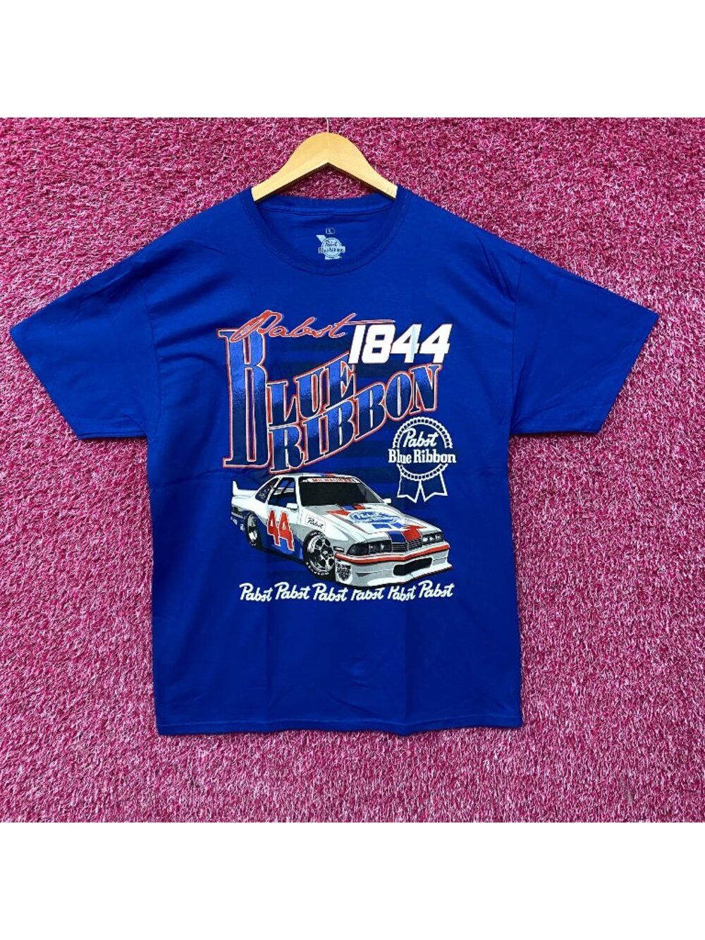 Pabst Blue Ribbon Racing 1844 Promo T-Shirt Large